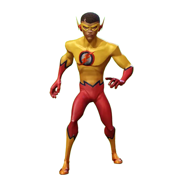 Kid Flash Posing