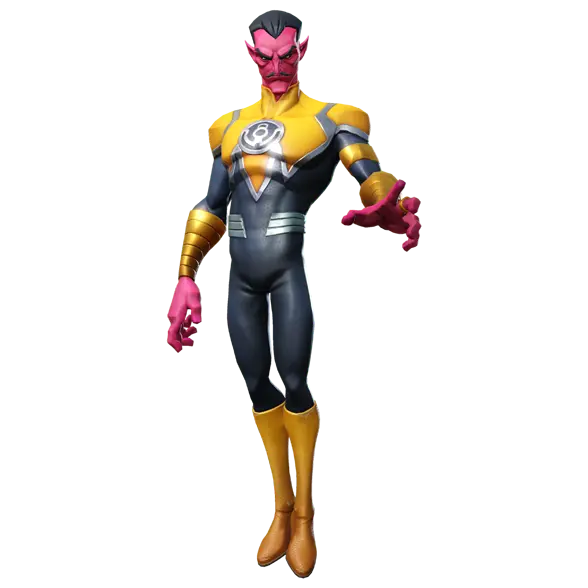 Sinestro Posing