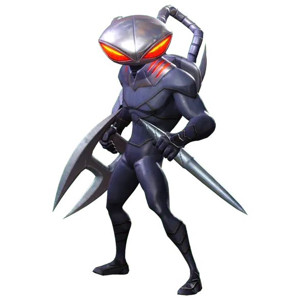 Black Manta Posing